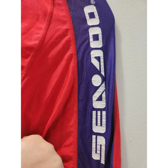 Sea-Doo Vintage T-Shirt Red Large Nylon And Spandex Pre-Owned - Picture 2 of 11